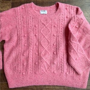 Old Navy Textured Pink Sweater